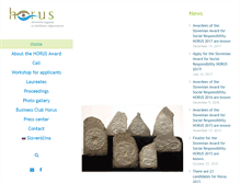 Tablet Screenshot of horus.si